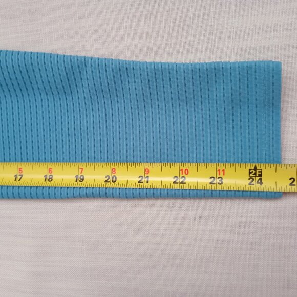 Nike Women's Top Long Sleeve Blue/Cerulean Mock Neck Lux Sporty Stretchy Size L - Picture 12 of 12